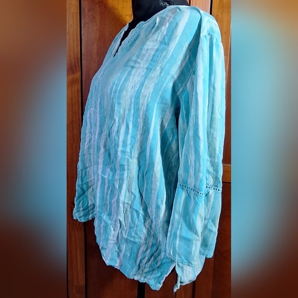 GLORIA VANDERBILT blouse Size L - Picture 3 of 5